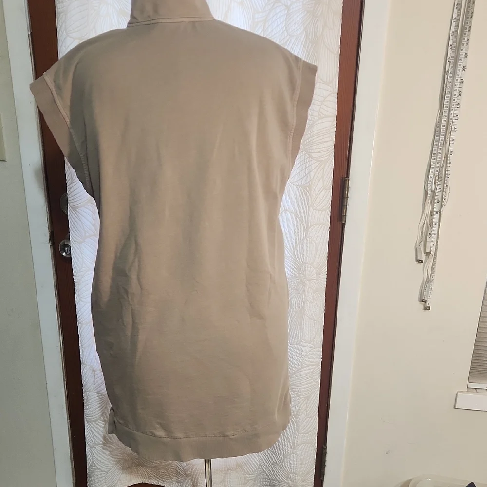 Double Zero Taupe Streetwear Minimalist Tunic Top/Dress Size Large - Picture 4 of 12